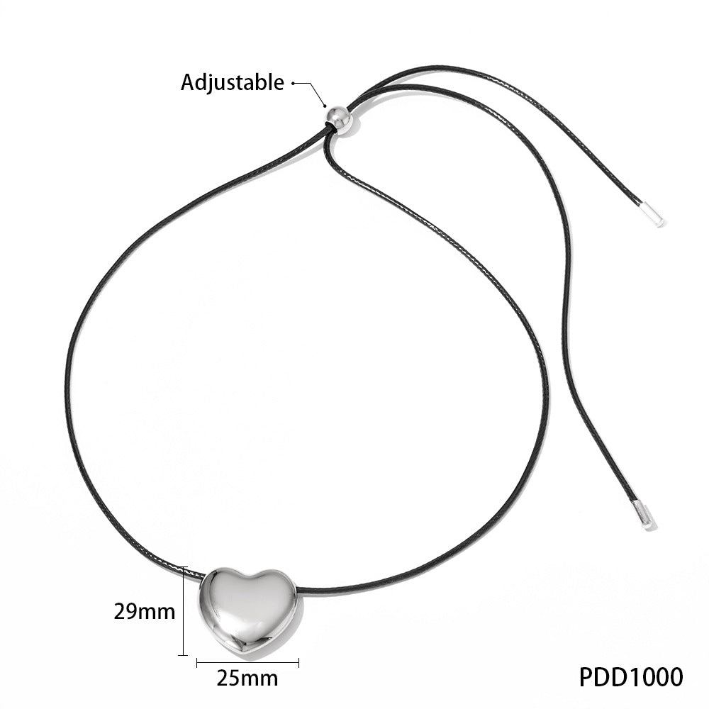 Wholesale of Large Love Stainless Steel Necklaces